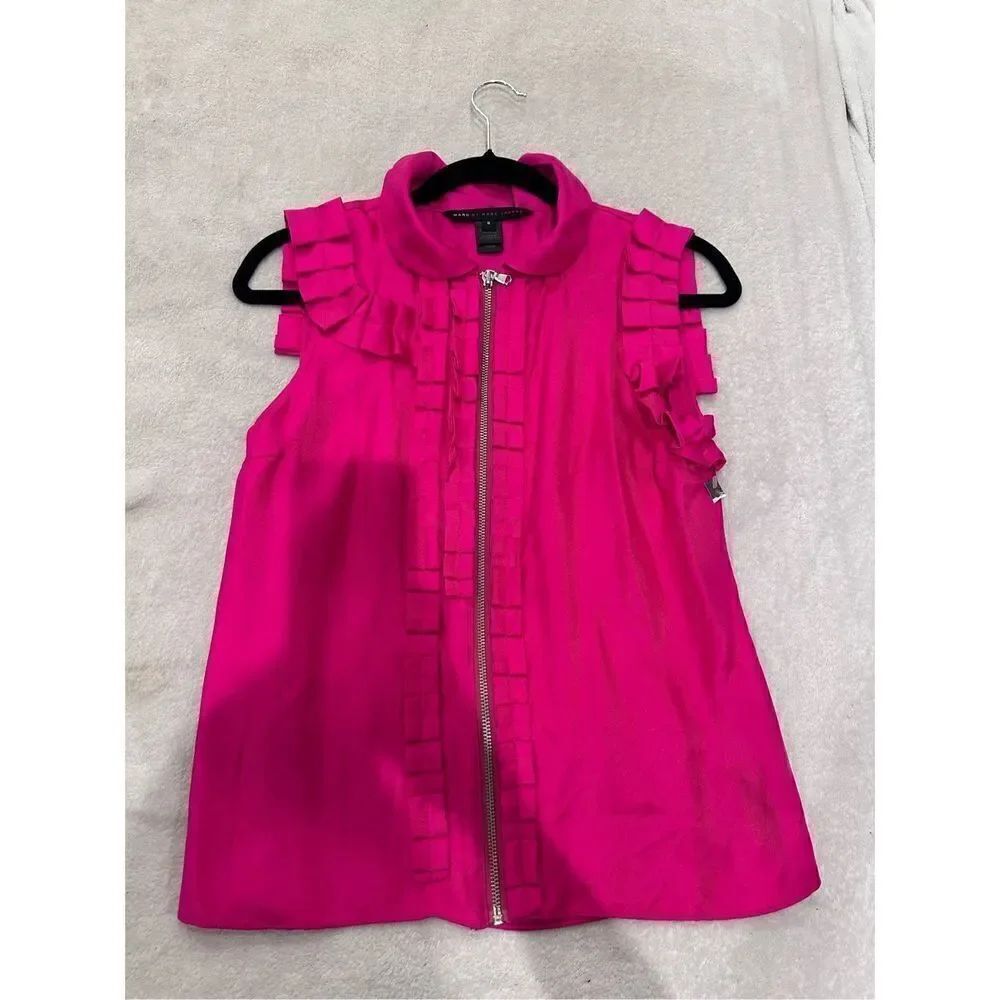 Marc by Marc Jacobs size S women’s pink fuscia top blouse with zipper